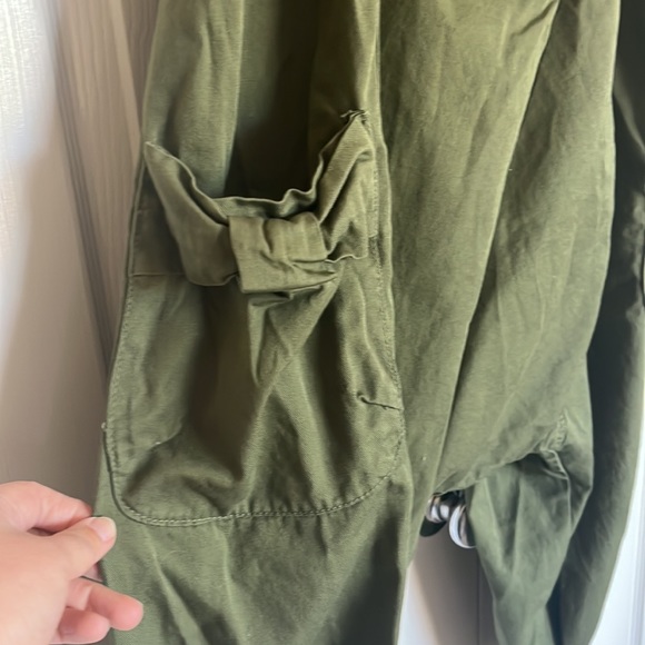 Harem style drop crotch cute jumper overalls - Picture 3 of 13